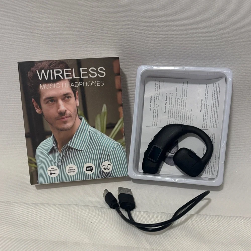 Wireless Music Headphones - Black